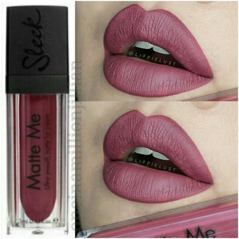 Sleek Makeup Major Matte Liquid Lip Cream Velvet Slipper Red Deep Dark Mini